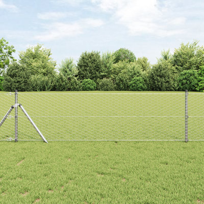 Hexagon Fence Galvanised Steel