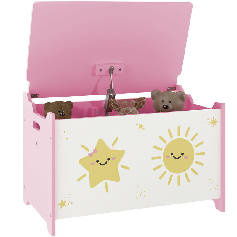 Zoomie Kids Toy Box with Bins