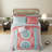 Boho Bedding Set, Soft Microfiber Comforter With Sheets, Coral Design For Bedroom Decor