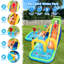 Jeu gonflable pour enfants avec glissade d'eau 13,94 pi x 11,15 pi avec glissade d'eau