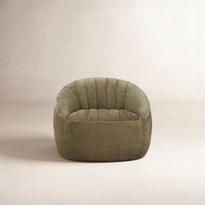 Hendrix Channel Tufted Swivel Chair