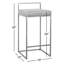 Tabouret de comptoir 26 po Rumiya-66799047-66799046