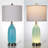 26" Coastal Glass USB Table Lamps with Touch Control & Night Light-124572767