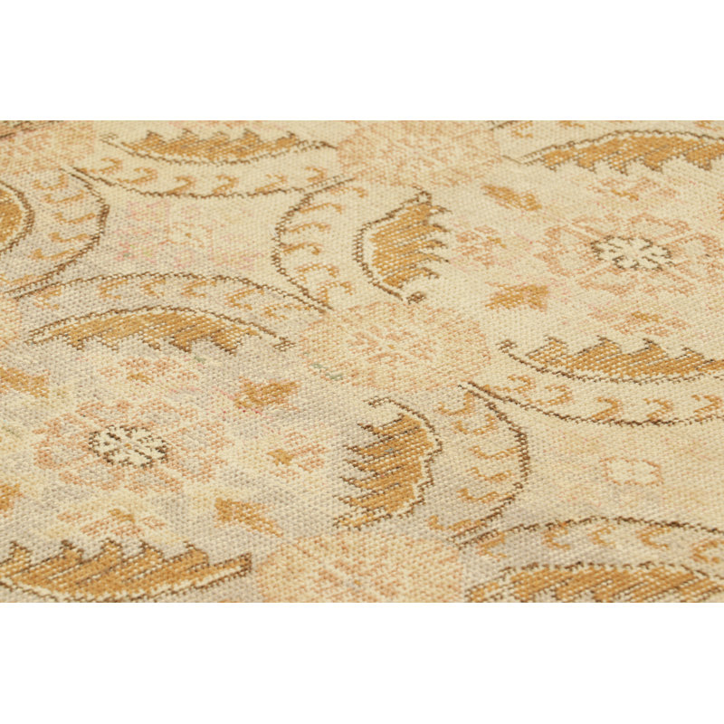One-of-a-Kind 3'X8'4" Hand Knotted Area Rug
