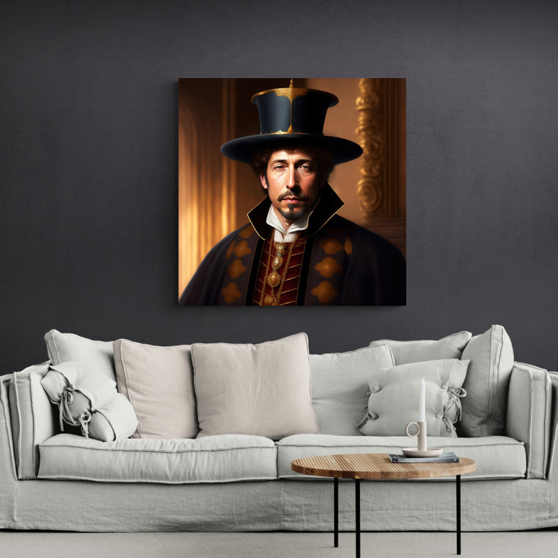 «Rock Music Bob Dylan» par Stephen Chambers - photographie sur toile tendue, H 15 po x l 15 po x P 1,5 po
