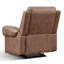 Ensemble de salon inclinable à garniture cloutée 3 pièces avec 2 fauteuils et canapé-87956995