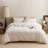 Wellboo Washed Cotton Comforter Set 100% Cotton Bedding Set 3 Pcs Bed Comforter Set-125659675-125659673