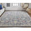 Tapis oriental transitionnel gris / ivoire / rouge Rylan-134612237