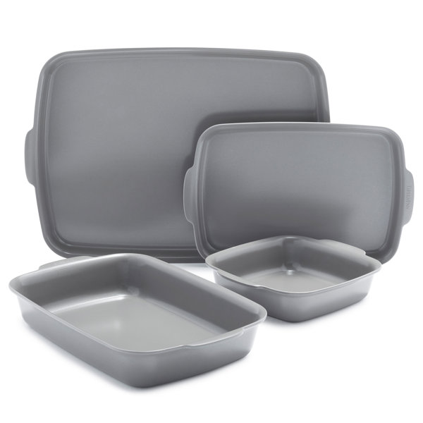 GreenPan Premiere Healthy Ceramic Nonstick 4-Piece Warp-Free Bakeware Set