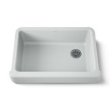Whitehaven® Self-Trimming 32-1/2" L x 21-9/16" W x 9-5/8" Under-Mount Single-Bowl Sink with Short Apron