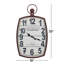 Horloge murale décorative rouge Mante