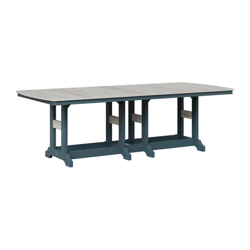 Garden Classic Outdoor Dining Table, Slate, Seashell
