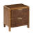 Manish Rustic Farmhouse 2 - Drawer Nightstand with Burl Finish-1907514494