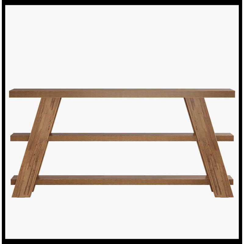 Slim Storage Side Table,3-Tier Console Table,Sofa Table