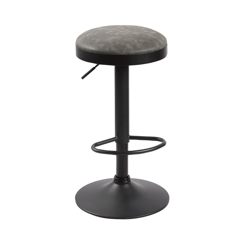 Chonie Catori Height Adjustable Swivel Bar Stool, Grey