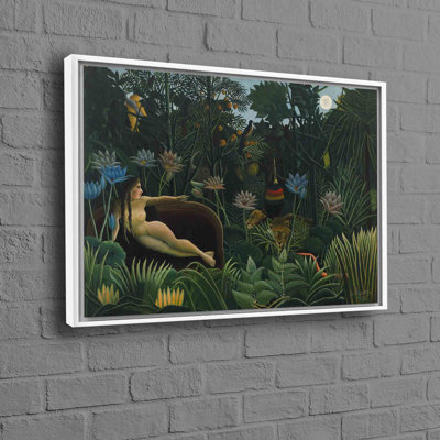 Personalized Dream Canvas Art Of Woman With Botanical Elements Ideal For Wall Decor And Unique Baby Gift