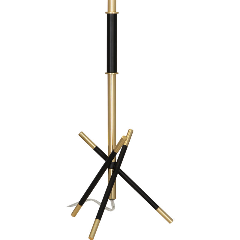 Thatcher Table Lamp, Modern Brass Accents