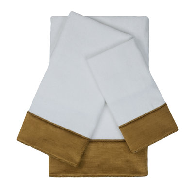 Ensemble de serviettes 3 pièces 100% coton