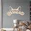 Abstrait art mural d'un chat curieux qui pointe au-dessus - ACM-2066760024-2066760030