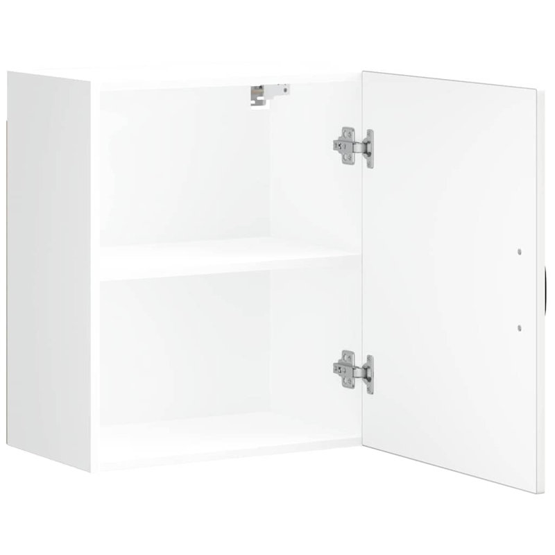 Kitchen Wall Cabinets 2 Pcs Kalmar White Engineered Wood