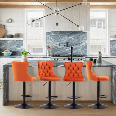 360°Swivel Adjustable Counter Height Bar Stools
