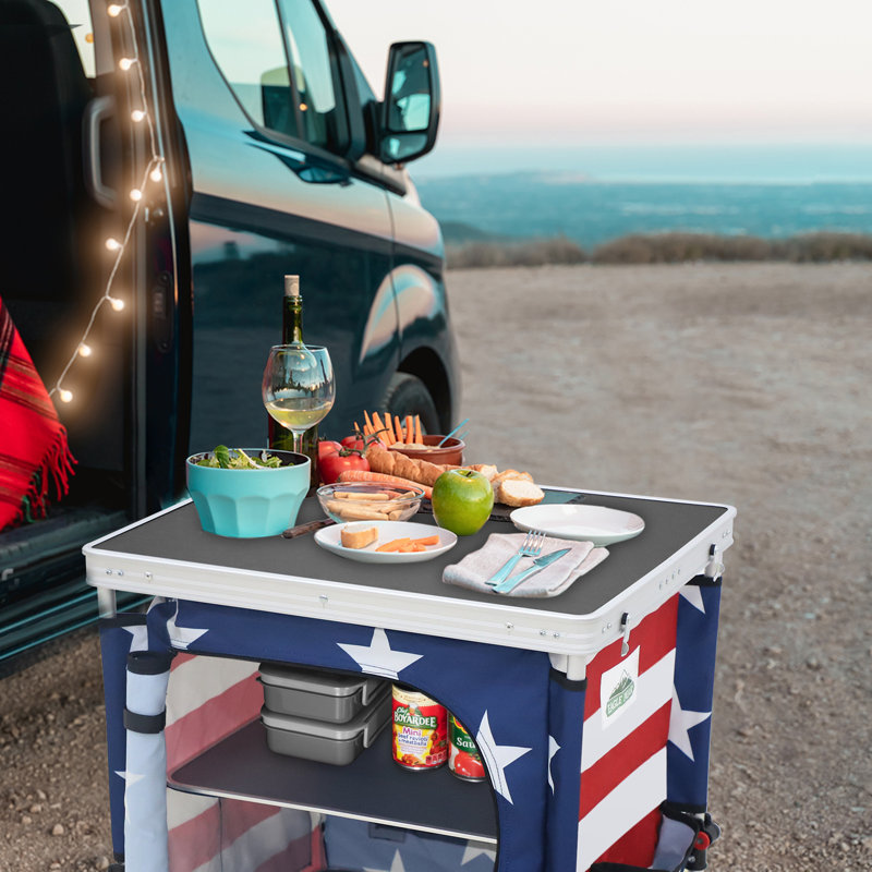 Table de camping pliante