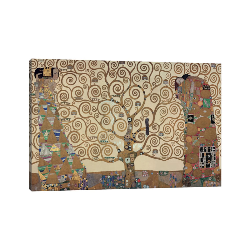 The Tree of Life by Gustav Klimt - 1 Piece Wrapped Canvas Wall Art, 20.32 cm H x 30.48 cm W