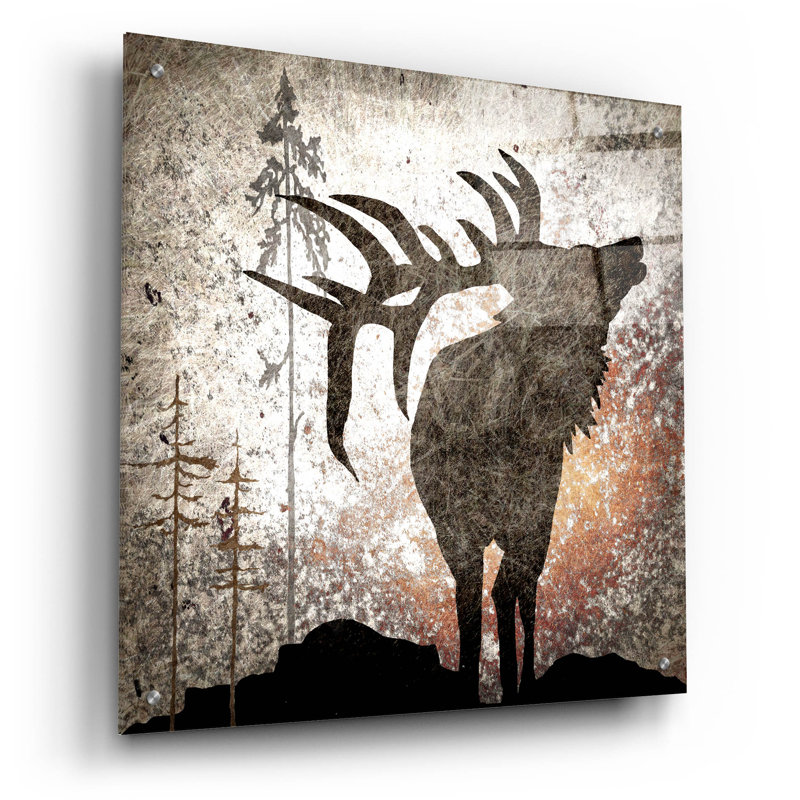 «Calling Elk» par Lightbox Journal, H 24 po x l 24 po x P 0,2 po