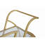 Chariots de bar Gold pour le chariot de service Home Bar