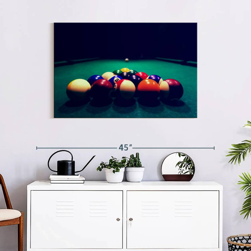 Senne Billiard Balls, 24" H x 36" W