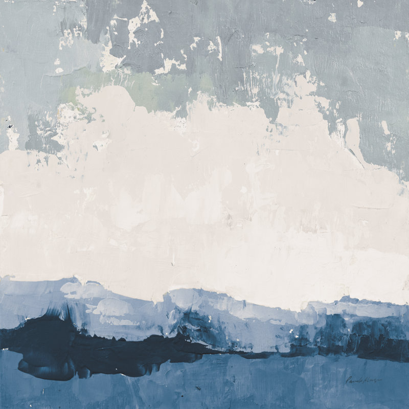 Coastal Landscape by Pamela Munger - Wrapped Canvas Painting, 30cm H x 30cm W x 3.8cm D