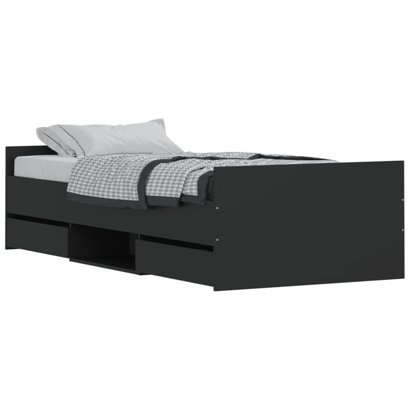 Addylen Storage Bed, Black, Single (3')