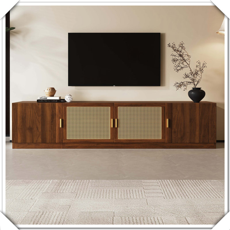 Meuble télé Modern Rattan Doors