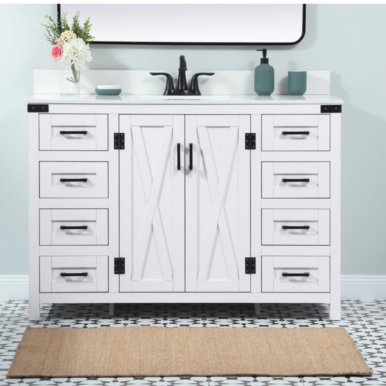 Slayton 48 " Single Bathroom Vanity, White