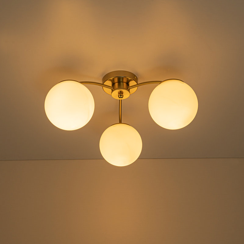 Plafonnier semi-encastré Spoutnik Orb
