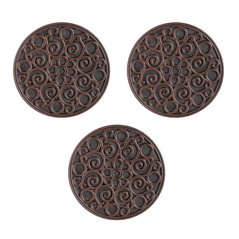 Hultgren Weather Resistant Rubber Stone Stepping Stone