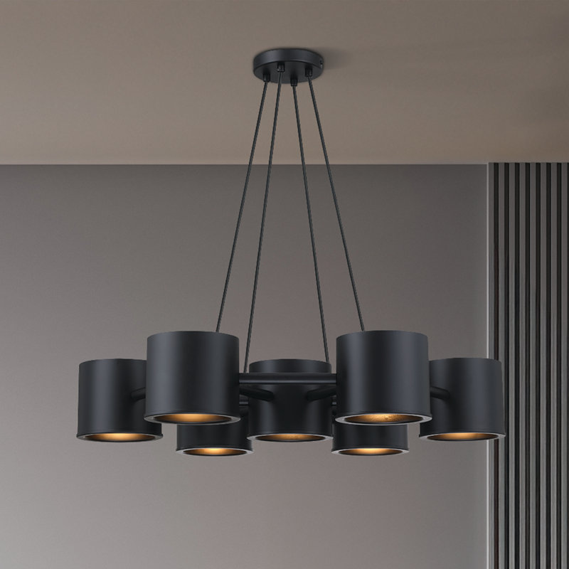 Fleur Oasis 7-Light Dimmable Cluster Chandelier