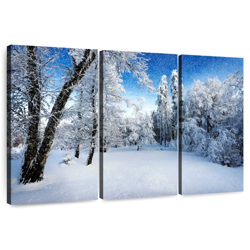Paysage d'hiver français Alvord, H 24 po x l 38 po