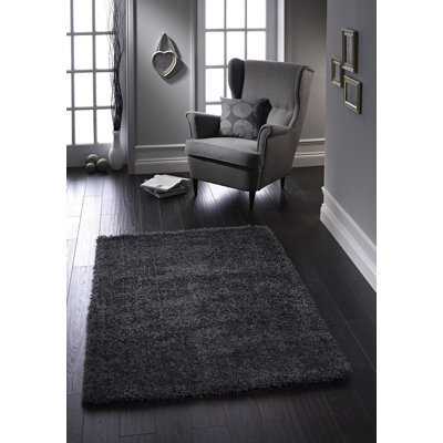 Coopers New Grey Shaggy Rug