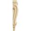 Corbeau en bois de pilastre moyen moyen, l 5 1/8 po x P 2 3/8 po x H 15 1/2 po, érable (paquet de 2)-91124805
