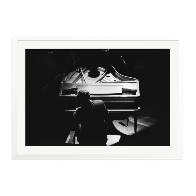 Duke Ellington in Chicago, 27" H x 38" W, White