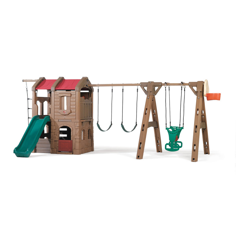 Step2 Naturally Playful Adventure Lodge Play Center Swing Set