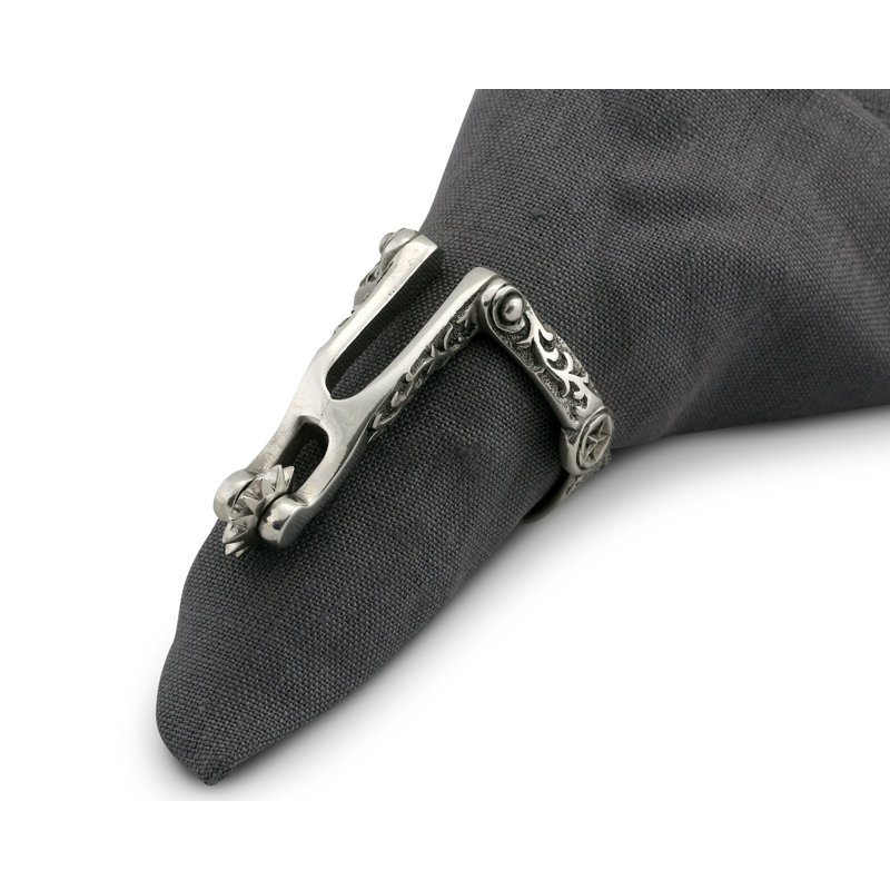 Spurs Metal Napkin Ring