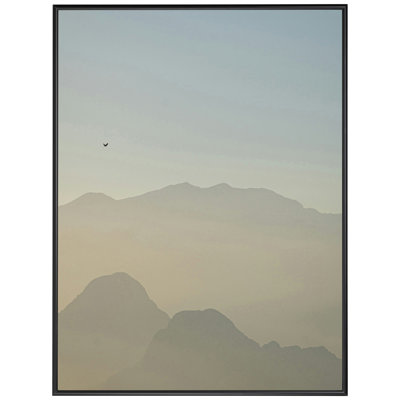 5x7 Picture Frame Black Metal II Style AF735-PI , 0.375 Inch Metal Moulding , Includes Glass and Backing , Wall Display Frame for Art, Posters, or Photos , Frame USA