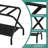 Black Luggage Rack Pack Of 2-130054839