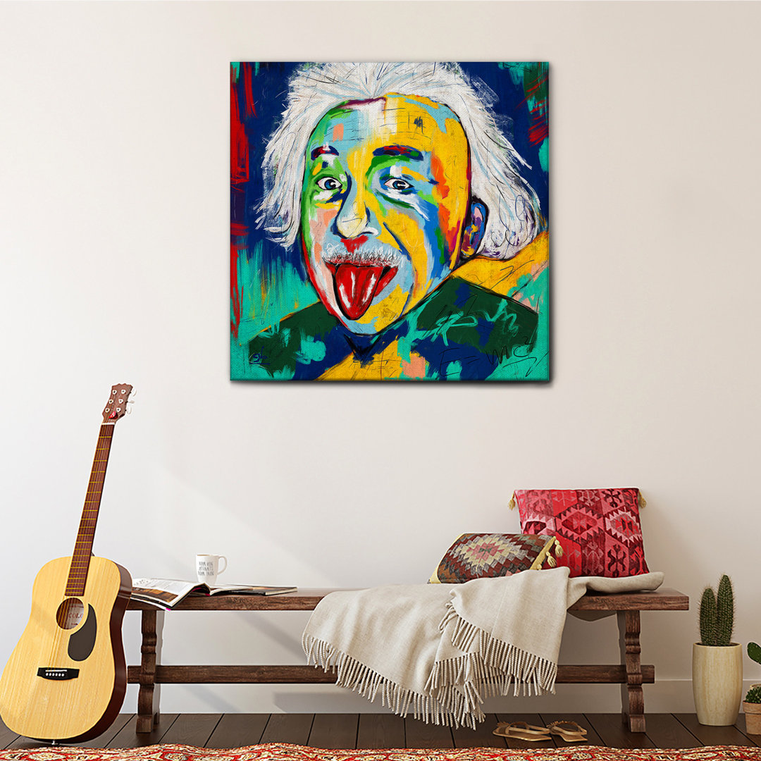 Leinwandbild Einstein von Giallobus