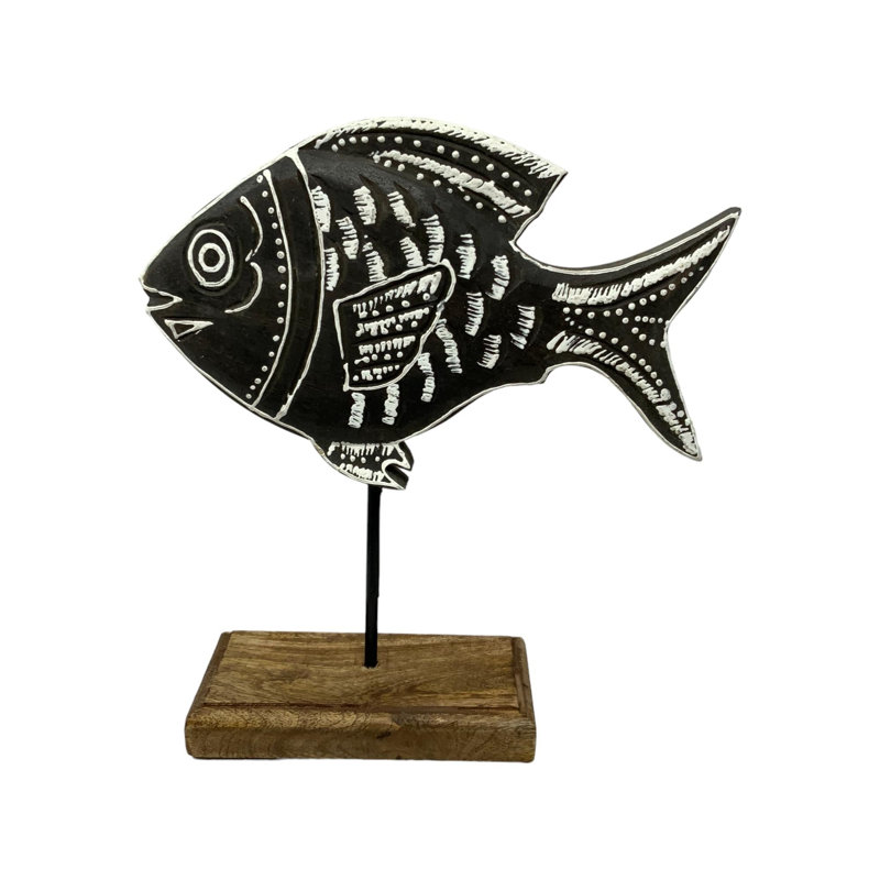 Poisson-moineau sur pied - henné noir