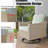 Daimyan Swivel Wicker Outdoor Lounge Chair-1189601349