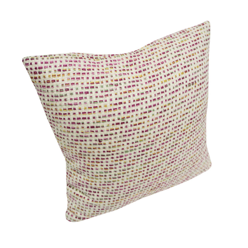 Abstract Silk Reversible Throw Pillow