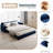 66" Queen Pull Out Sofa Bed, 3-In-1 Convertible Sleeper Sofa With Side Storage,Multi-Functional Velvet Loveseat Bed-2070136119